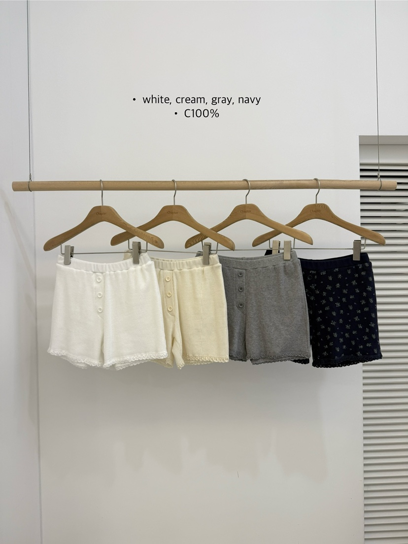 BY CHAPTER韓國代購女裝新品25春夏職業人氣時尚真品熱賣短褲Chapter短褲