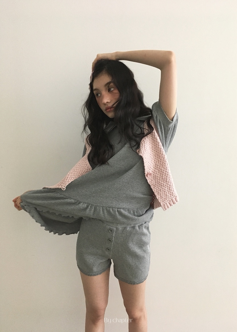 BY CHAPTER韓國代購女裝新品25春夏職業人氣時尚真品熱賣短褲Chapter短褲