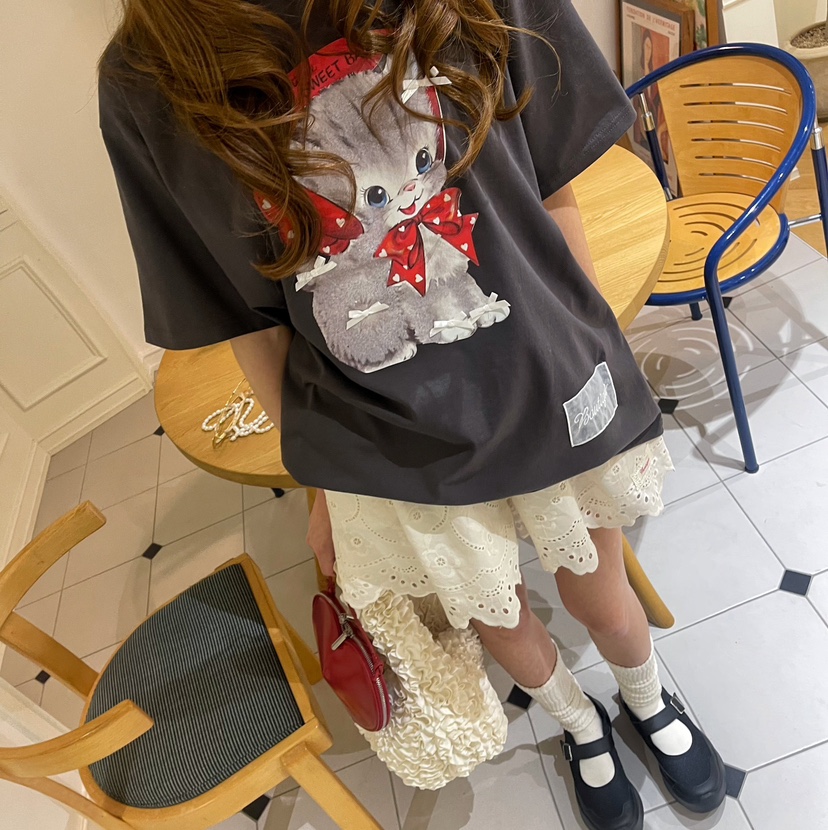 BOUTIQUE-L東大門代購女裝新品人氣真品時尚熱賣25春夏T恤BOUTIQUE-LT恤