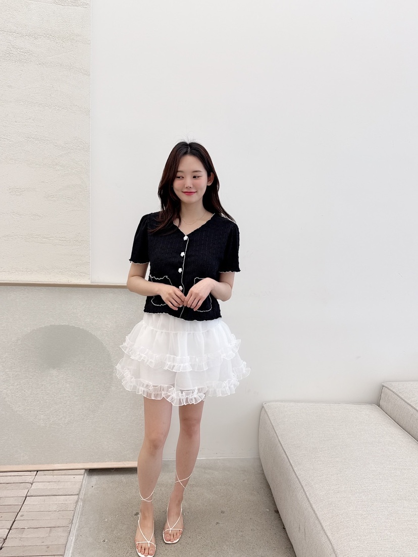 BE&BE韓國直郵女裝新品推薦人氣時尚休閑襯衫蕾絲衫開衫BE&be襯衫/蕾絲衫