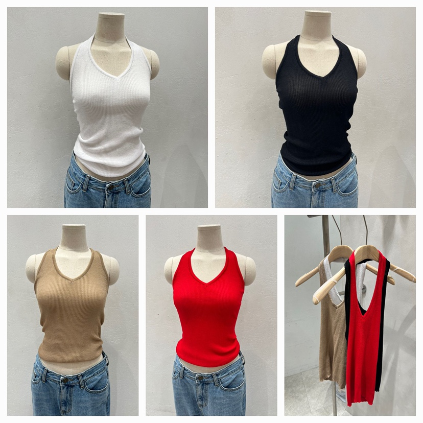 EVERCOMMERCE METICULOUSLY DESIGNED東大門實拍女裝新款時尚吊帶背心EVERCOMMERCE METICULOUSLY DESIGNED吊帶/背心