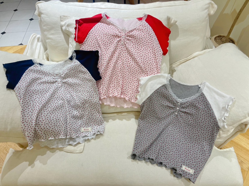 BOUTIQUE-L韓國直郵女裝新品人氣時尚休閑真品職業25春夏T恤BOUTIQUE-LT恤