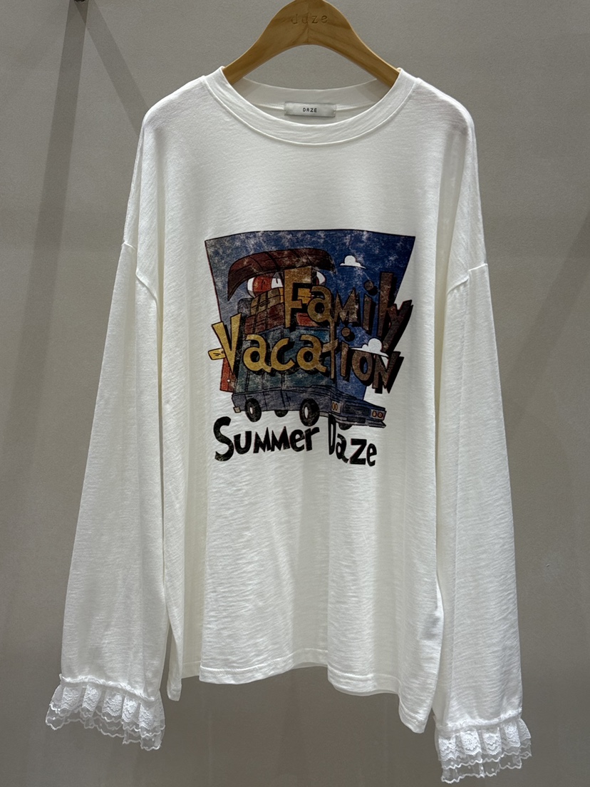 PARSLEY東大門實拍女裝新款時尚推薦熱賣真品人氣長袖T恤蕾絲Daze長袖T恤圖色1