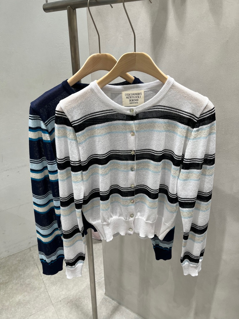 EVERCOMMERCE METICULOUSLY DESIGNED韓國代購女裝新款熱賣針織衫亞麻EVERCOMMERCE METICULOUSLY DESIGNED針織衫