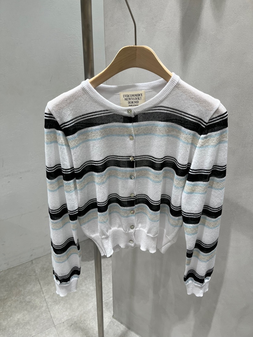 EVERCOMMERCE METICULOUSLY DESIGNED韓國代購女裝新款熱賣針織衫亞麻EVERCOMMERCE METICULOUSLY DESIGNED針織衫圖色2
