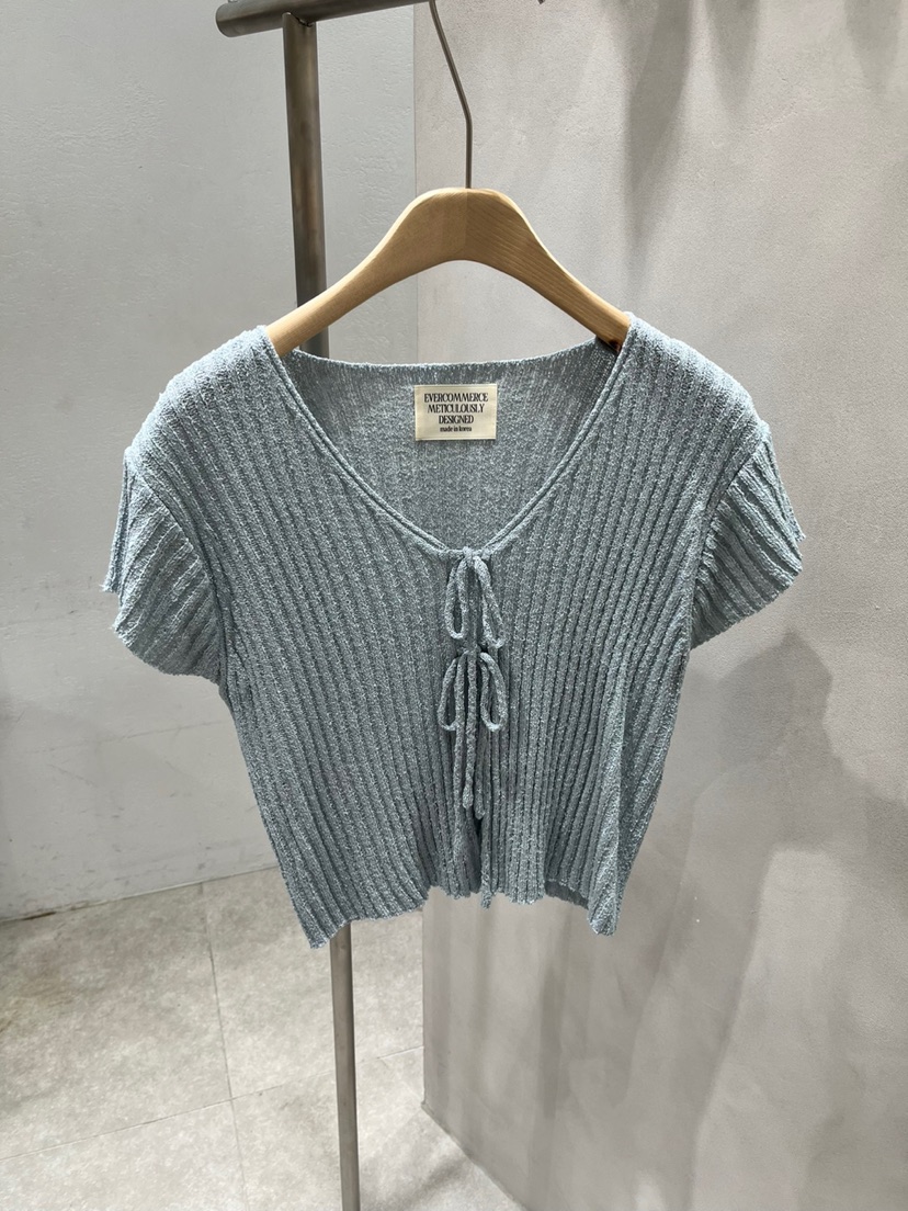 EVERCOMMERCE METICULOUSLY DESIGNED韓國代購女士新品25春夏針織衫EVERCOMMERCE METICULOUSLY DESIGNED針織衫圖色3
