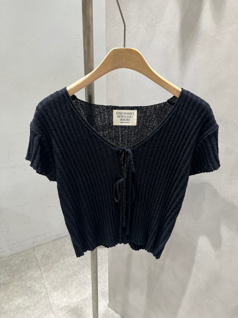 EVERCOMMERCE METICULOUSLY DESIGNED韓國代購女士新品25春夏針織衫EVERCOMMERCE METICULOUSLY DESIGNED針織衫圖色4