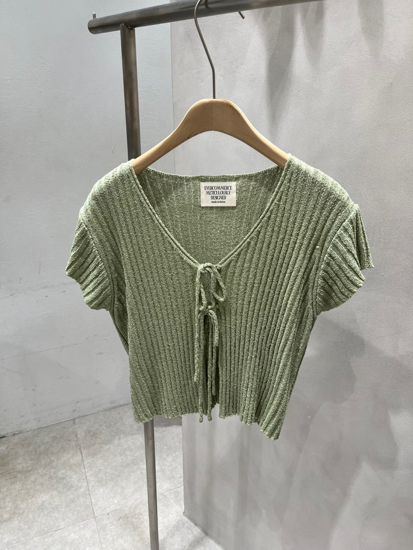 EVERCOMMERCE METICULOUSLY DESIGNED韓國代購女士新品25春夏針織衫EVERCOMMERCE METICULOUSLY DESIGNED針織衫圖色5