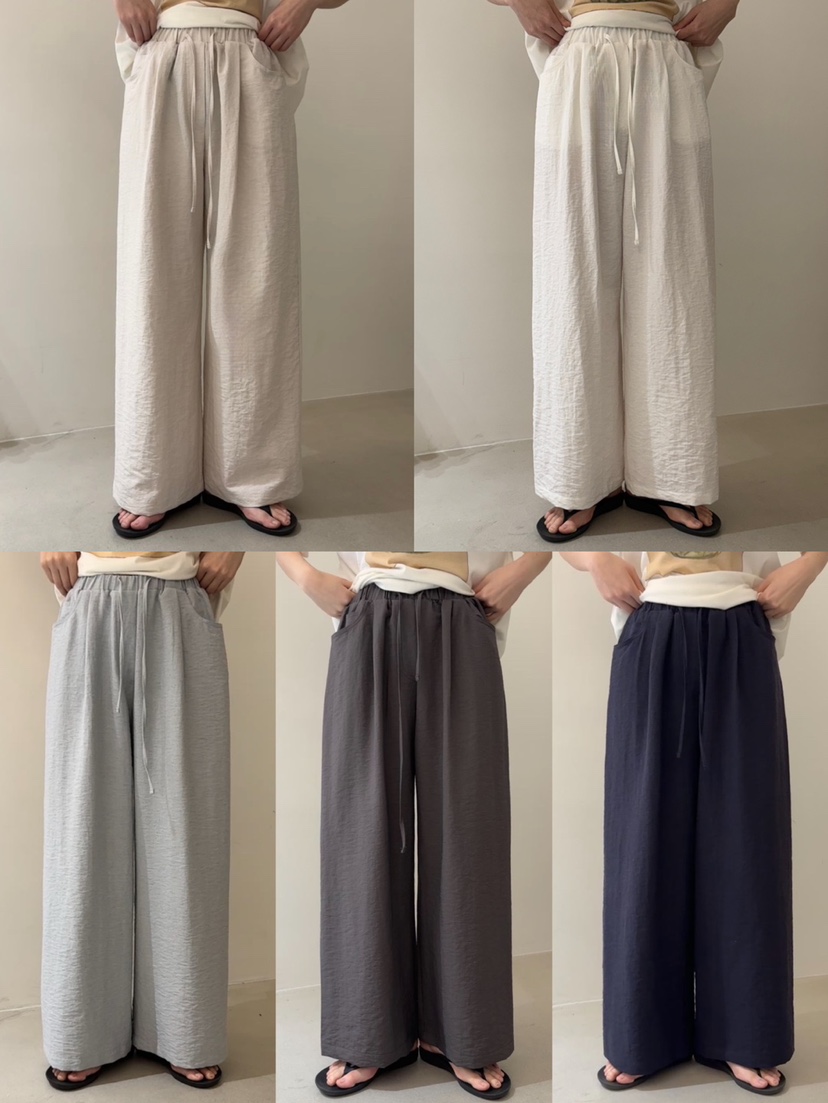 MONE-A東大門代購女裝新品熱賣真品25春夏推薦時尚休閑褲亞麻MONE-A休閑褲