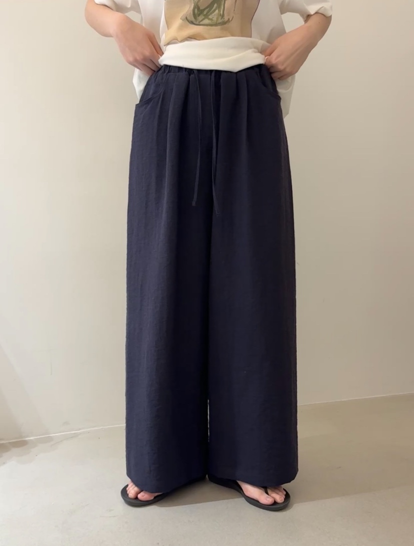 MONE-A東大門代購女裝新品熱賣真品25春夏推薦時尚休閑褲亞麻MONE-A休閑褲圖色4