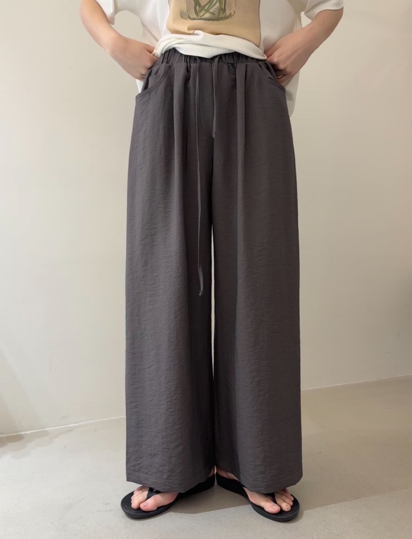 MONE-A東大門代購女裝新品熱賣真品25春夏推薦時尚休閑褲亞麻MONE-A休閑褲圖色5