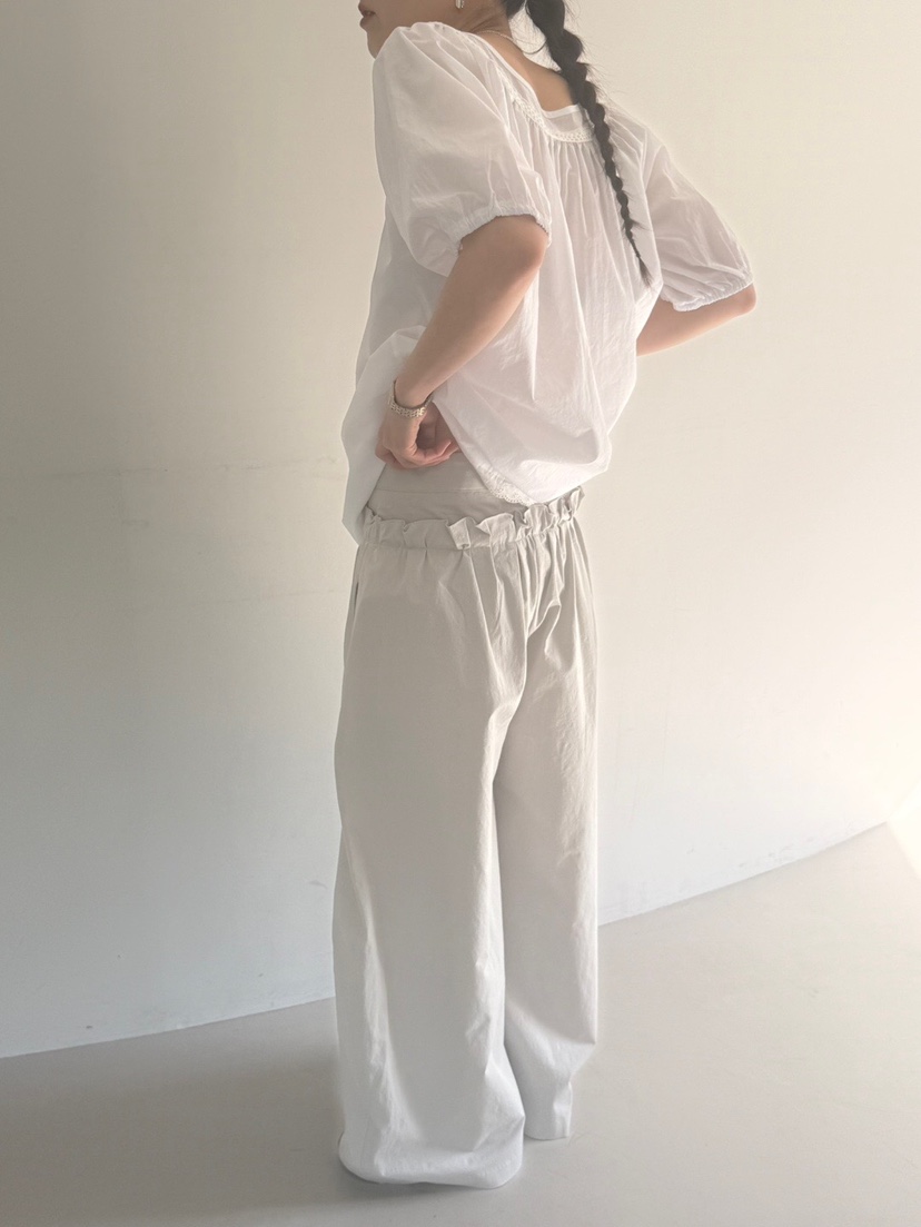 MINIMUZE韓國直郵女士新品休閑25春夏人氣時尚職業襯衫蕾絲衫MINIMUZE襯衫/蕾絲衫