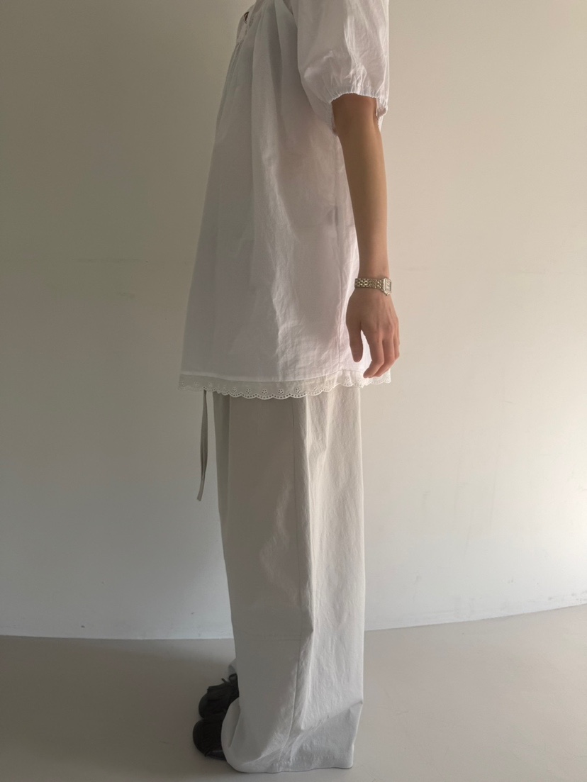 MINIMUZE韓國直郵女士新品休閑25春夏人氣時尚職業襯衫蕾絲衫MINIMUZE襯衫/蕾絲衫