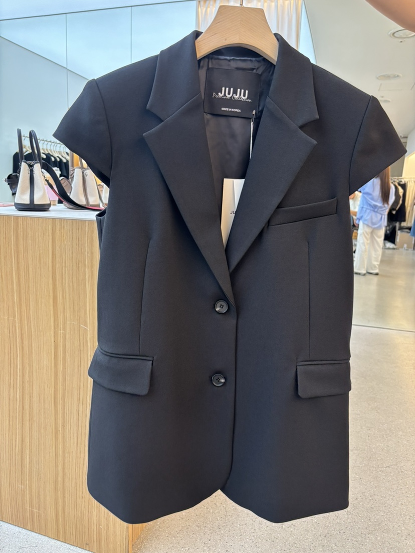 JUJU東大門代購女裝新品推薦人氣時尚25春夏真品職業休閑夾克JUJU夾克圖色2