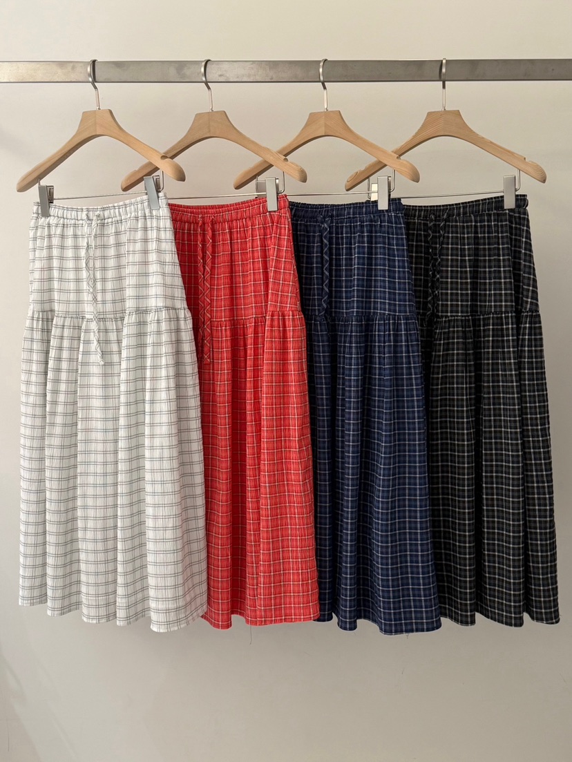 MONE-A東大門代購女士新品職業推薦25春夏熱賣半身裙中短裙MONE-A半身裙/中短裙