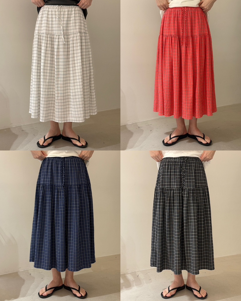 MONE-A東大門代購女士新品職業推薦25春夏熱賣半身裙中短裙MONE-A半身裙/中短裙