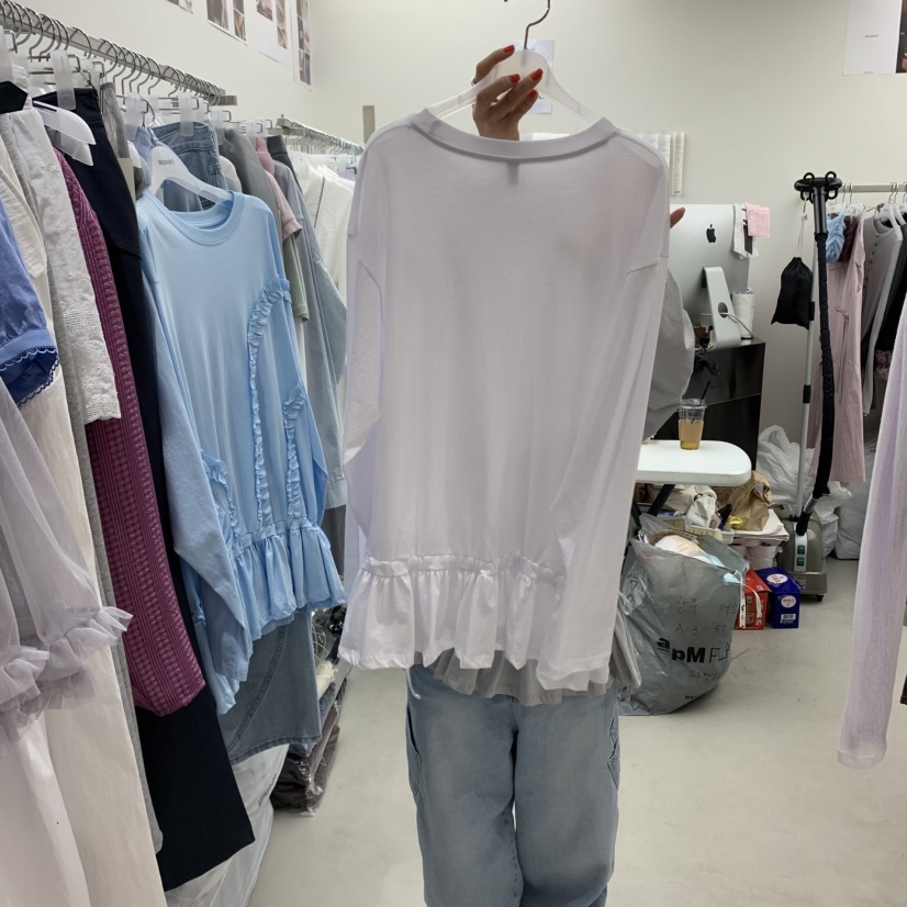 SOLD OUT東大門直郵女士新品人氣推薦時尚職業25春夏長袖T恤SOLD OUT長袖T恤