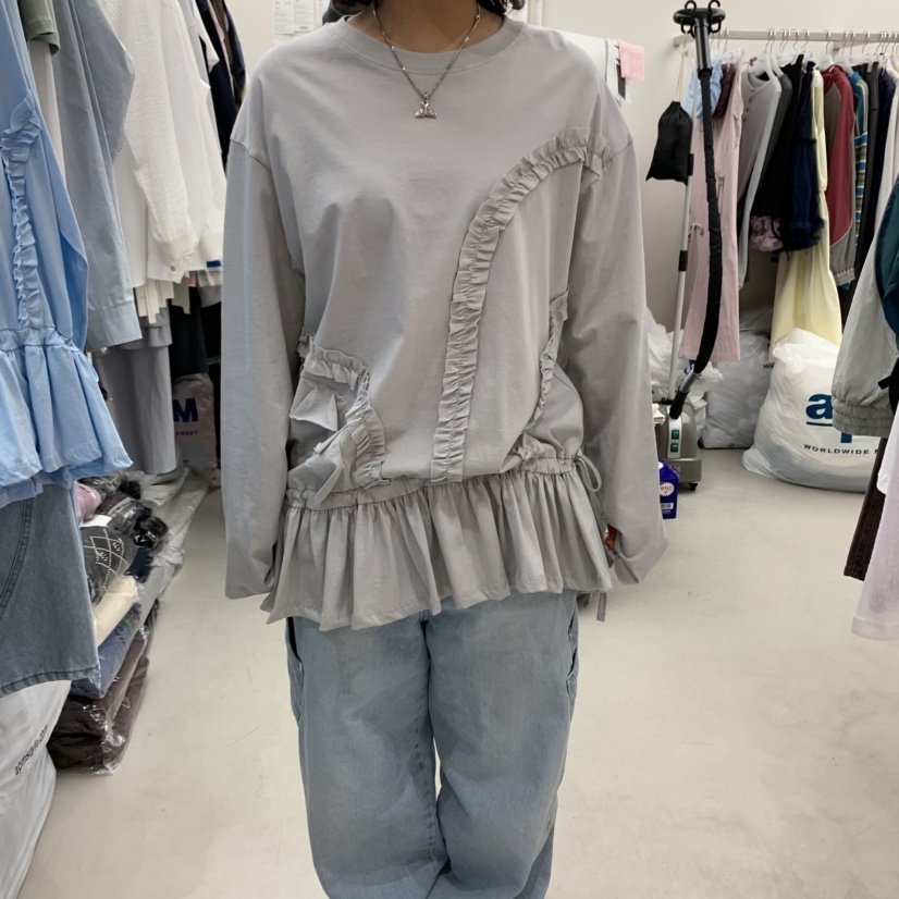 SOLD OUT東大門直郵女士新品人氣推薦時尚職業25春夏長袖T恤SOLD OUT長袖T恤圖色2