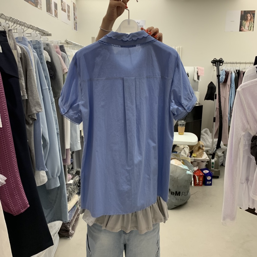 SOLD OUT東大門直郵女裝新款推薦真品人氣熱賣職業襯衫蕾絲衫SOLD OUT襯衫/蕾絲衫