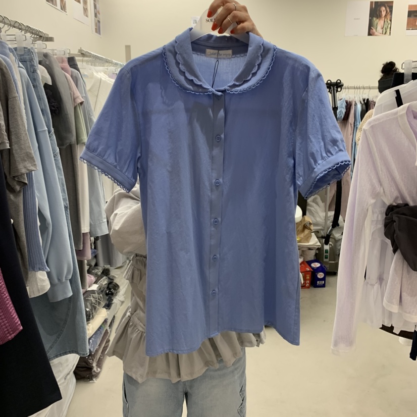 SOLD OUT東大門直郵女裝新款推薦真品人氣熱賣職業襯衫蕾絲衫SOLD OUT襯衫/蕾絲衫圖色2