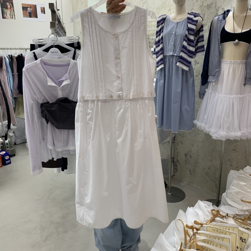 SOLD OUT東大門實拍女裝新品人氣熱賣真品推薦連衣裙可拆卸SOLD OUT連衣裙圖色2