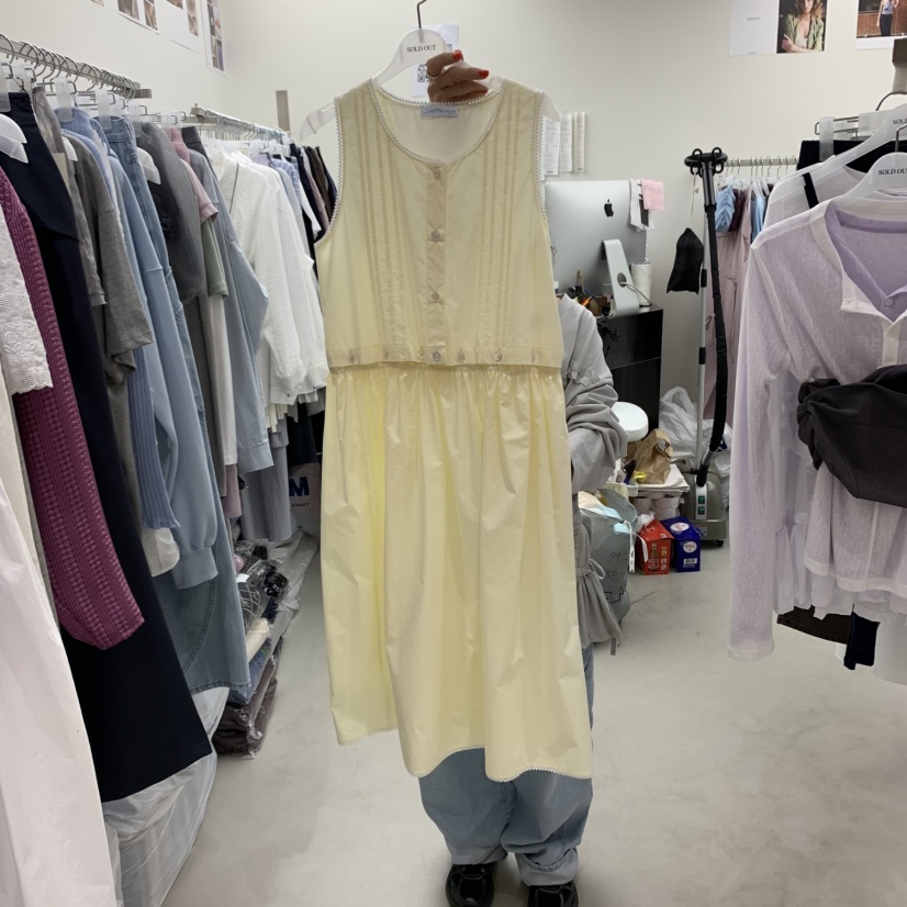 SOLD OUT東大門實拍女裝新品人氣熱賣真品推薦連衣裙可拆卸SOLD OUT連衣裙圖色3