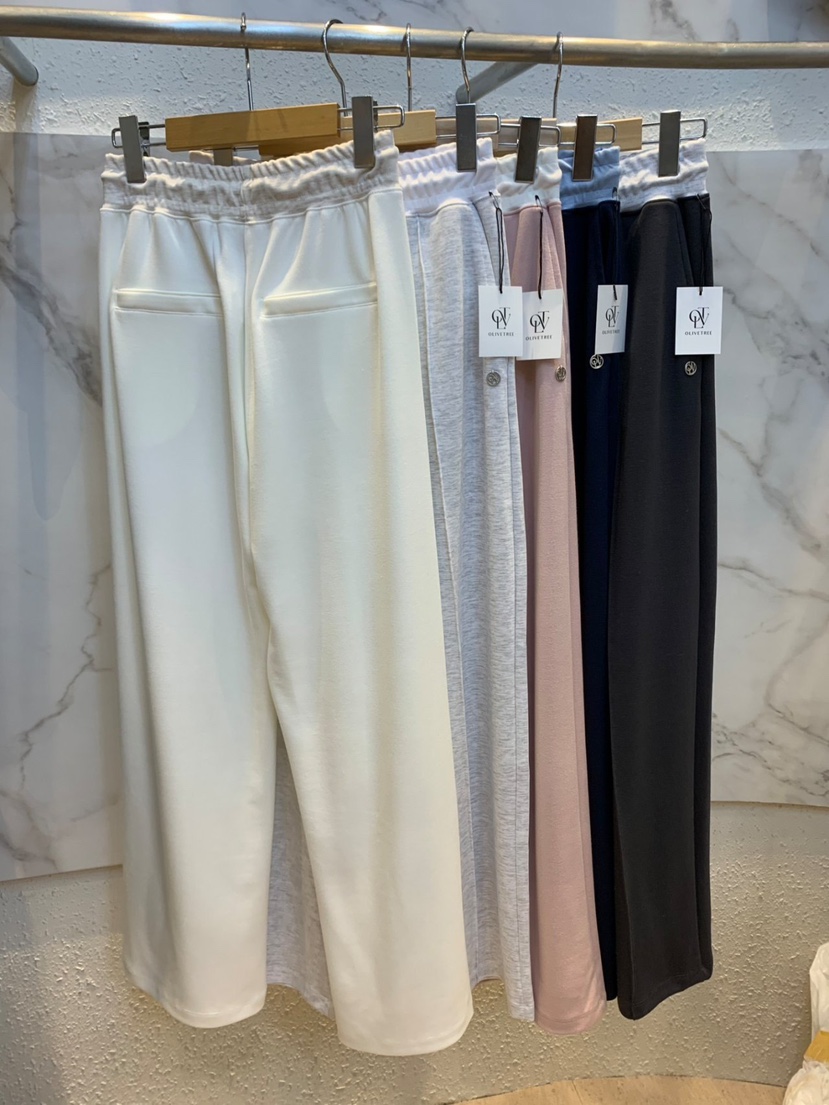 OLIVE TrEE東大門實拍女裝新品熱賣休閑時尚職業25春夏休閑褲OLIVE TrEE休閑褲