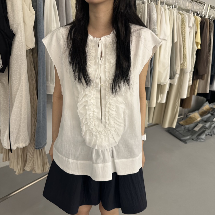 DOUBLE STANDARD/LE SMOKING/MAISONSTAFF韓國直郵女裝新品人氣襯衫蕾絲衫MAISONSTAFF襯衫/蕾絲衫