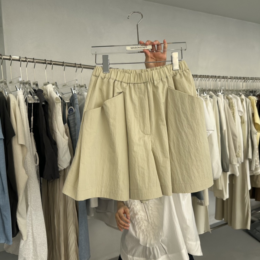 DOUBLE STANDARD/LE SMOKING/MAISONSTAFF東大門實拍女裝新品休閑短褲MAISONSTAFF短褲