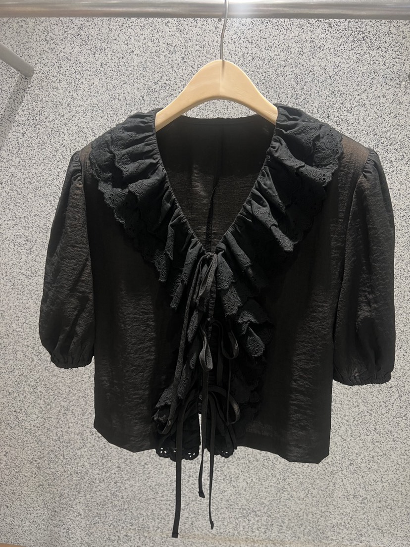 ADDICTED韓國直郵女裝新品休閑推薦人氣時尚真品襯衫蕾絲衫ADDICTED襯衫/蕾絲衫圖色2