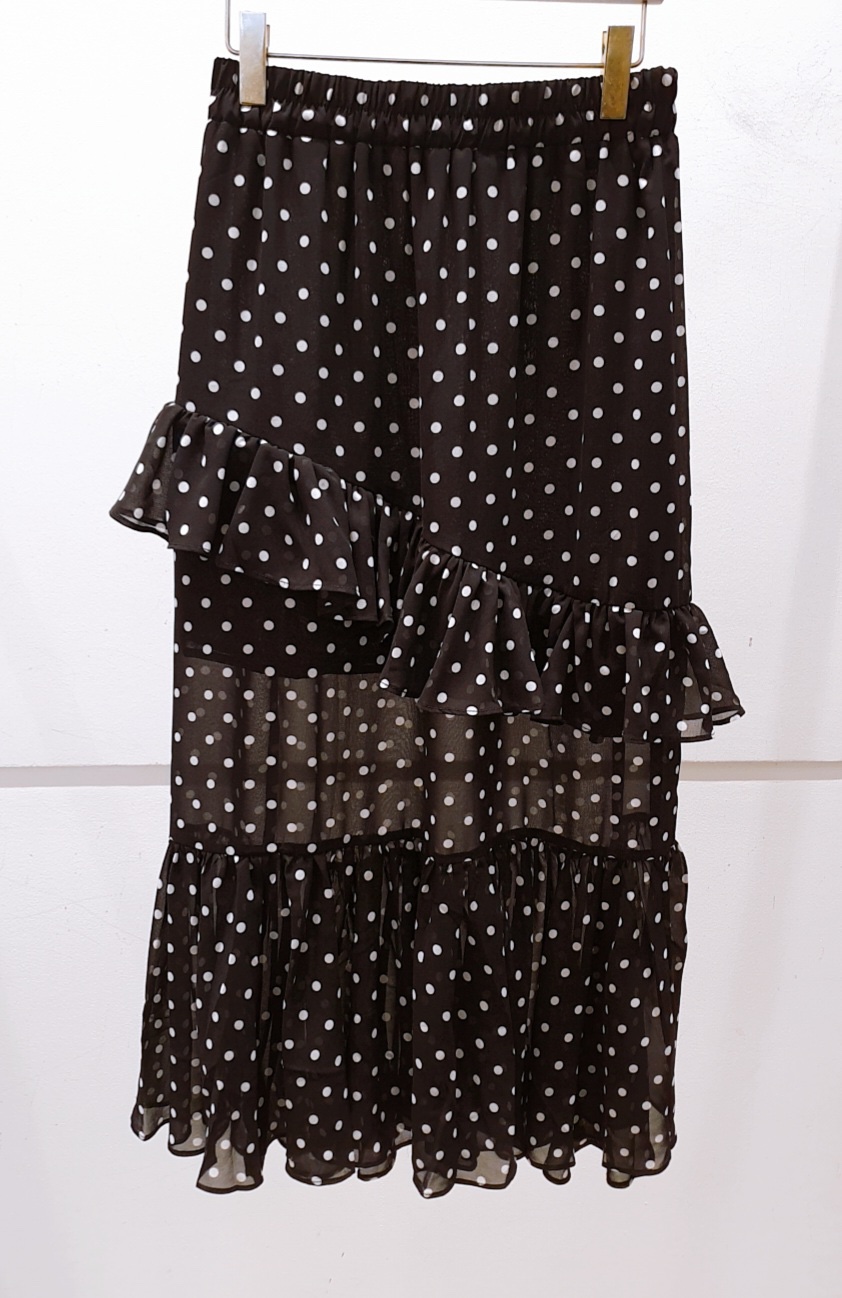 AWESOME-P東大門直郵女士新品25春夏休閑職業人氣長裙雪紡AWESOME-P長裙