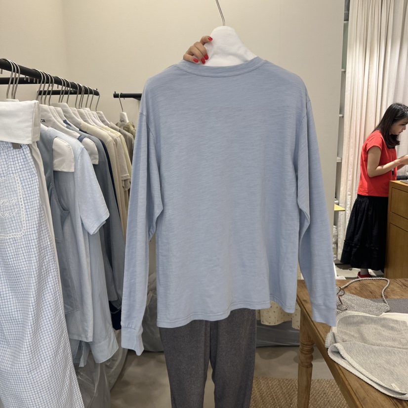 SIERRA東大門實拍女士新款25春夏真品推薦熱賣休閑時尚長袖T恤SIERRA長袖T恤