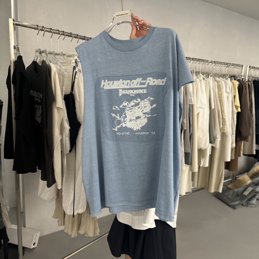 DOUBLE STANDARD/LE SMOKING/MAISONSTAFF韓國代購女裝新款推薦T恤MAISONSTAFFT恤