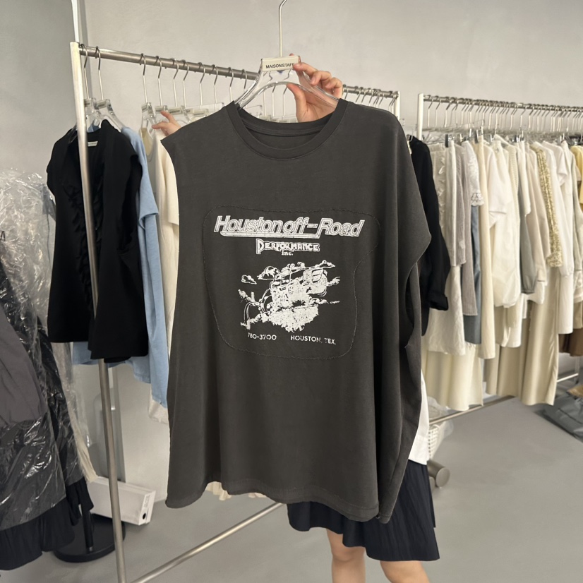 DOUBLE STANDARD/LE SMOKING/MAISONSTAFF韓國代購女裝新款推薦T恤MAISONSTAFFT恤圖色2