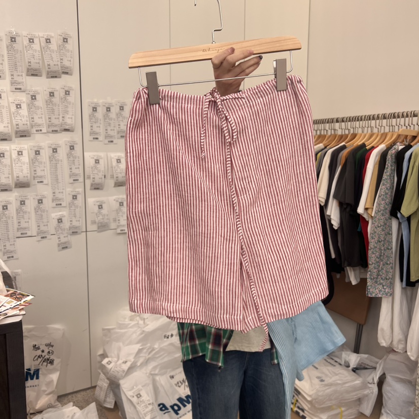 DOHWAJI韓國直郵女裝新品人氣休閑25春夏職業時尚推薦短褲亞麻DOHWAJI短褲圖色2