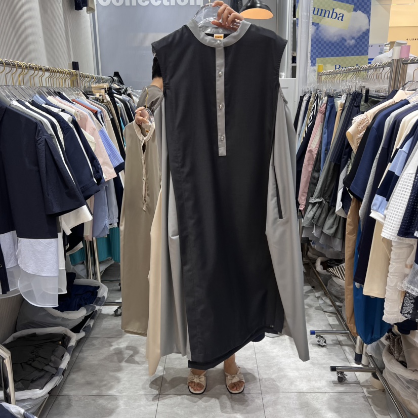 RUMBA東大門直郵女裝新品職業25春夏休閑人氣熱賣時尚連衣裙RUMBA連衣裙圖色2