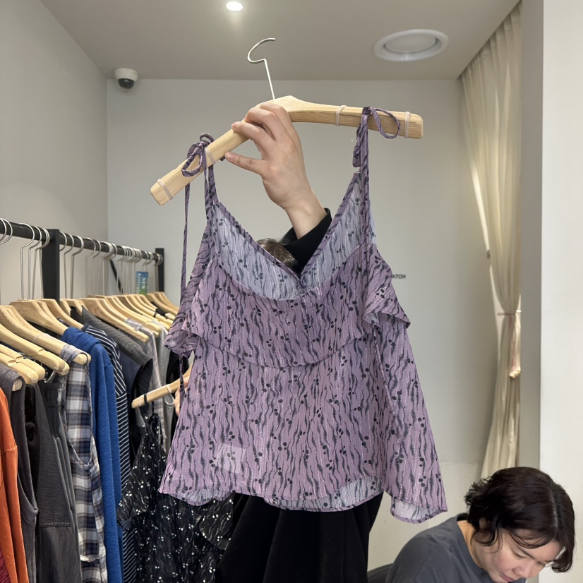 PARIS MATCH東大門實拍女士新品25春夏推薦熱賣時尚吊帶背心PARIS MATCH吊帶/背心