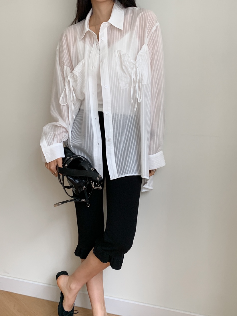 GOYOU韓國直郵㊣女裝新品休閑推薦25春夏時尚熱賣休閑褲荷葉邊de goyou休閑褲