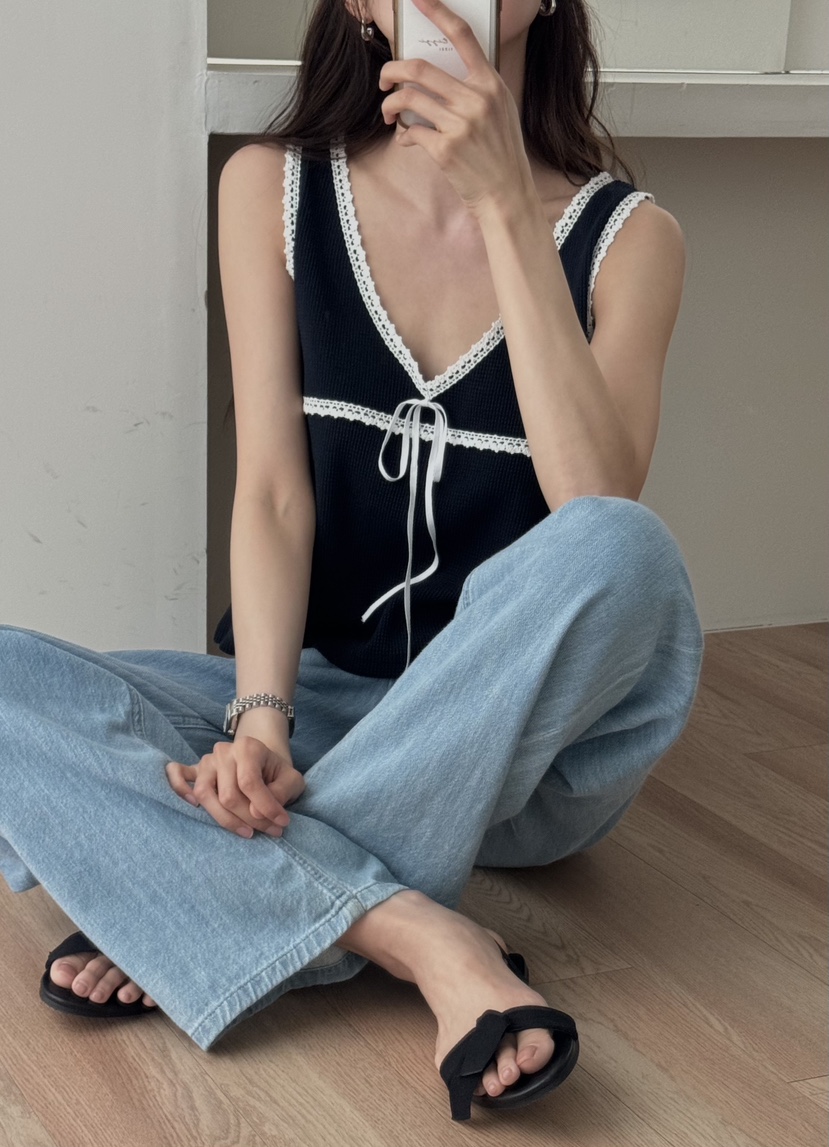 TIZZI韓國直郵㊣東大門實拍女裝新款人氣時尚熱賣推薦吊帶背心TIZZI吊帶/背心
