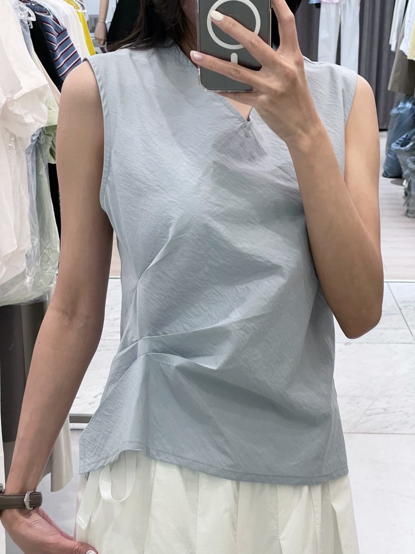 POUCH韓國㊣直郵東大門代購女裝新款時尚休閑熱賣襯衫蕾絲衫POUCH襯衫/蕾絲衫圖色2