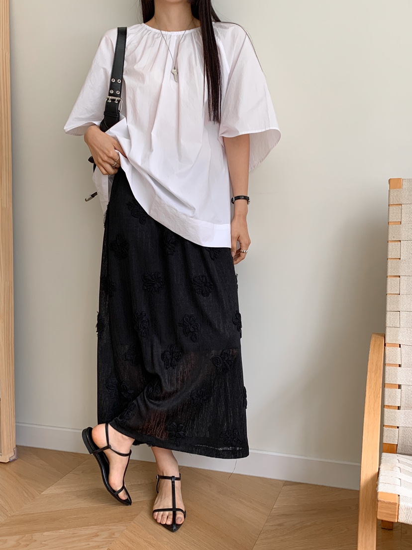 GOYOU直郵韓國代購㊣女裝新品時尚人氣休閑25春夏熱賣推薦長裙de goyou長裙