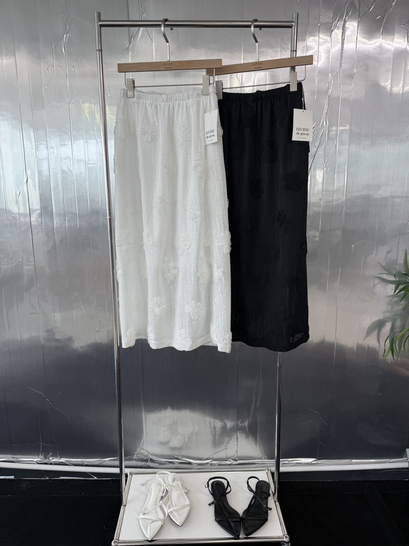 GOYOU直郵韓國代購㊣女裝新品時尚人氣休閑25春夏熱賣推薦長裙de goyou長裙