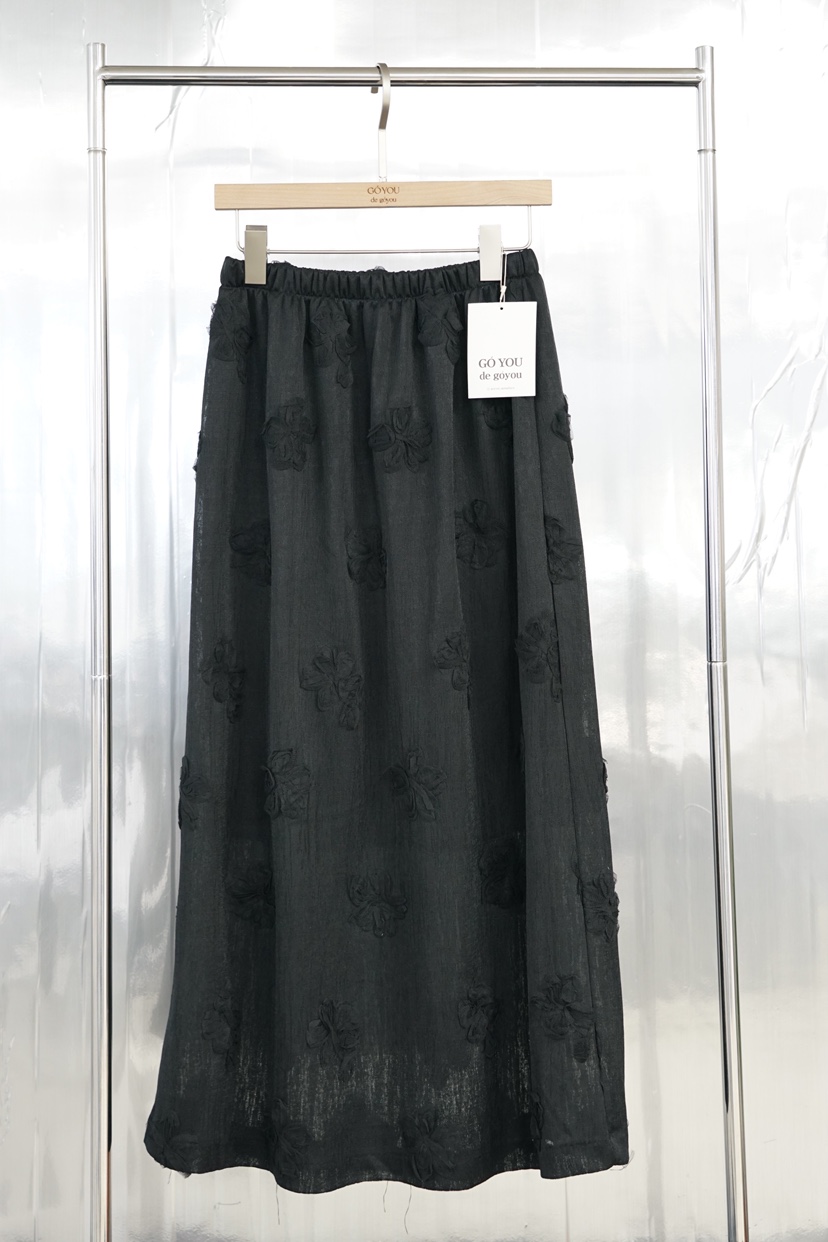 GOYOU直郵韓國代購㊣女裝新品時尚人氣休閑25春夏熱賣推薦長裙de goyou長裙