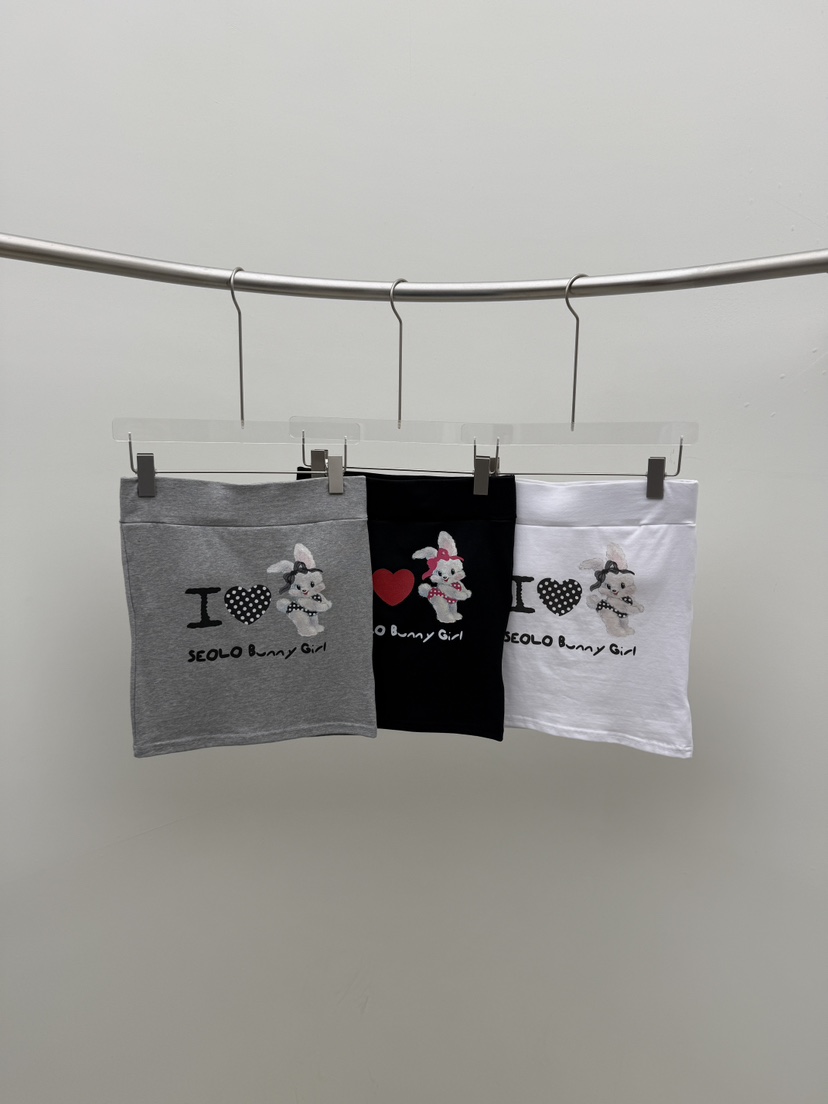 SEOLO韓國直郵㊣東大門實拍女裝新品熱賣時尚人氣吊帶背心兔子Seolo seoul吊帶/背心
