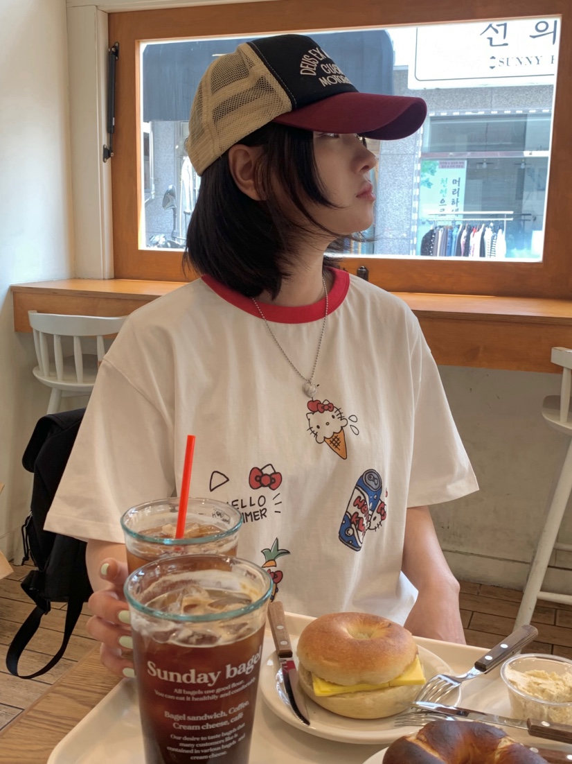 BEFORE SUNRISE韓國㊣直郵東大門代購女裝新品熱賣推薦T恤BEFORE SUNRISET恤