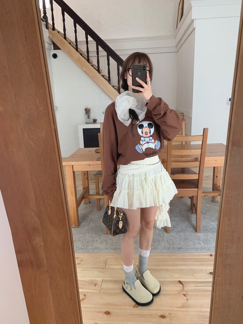 JKICHI韓國㊣直郵東大門代購女裝新品時尚人氣休閑短裙腰帶JKICHI短裙