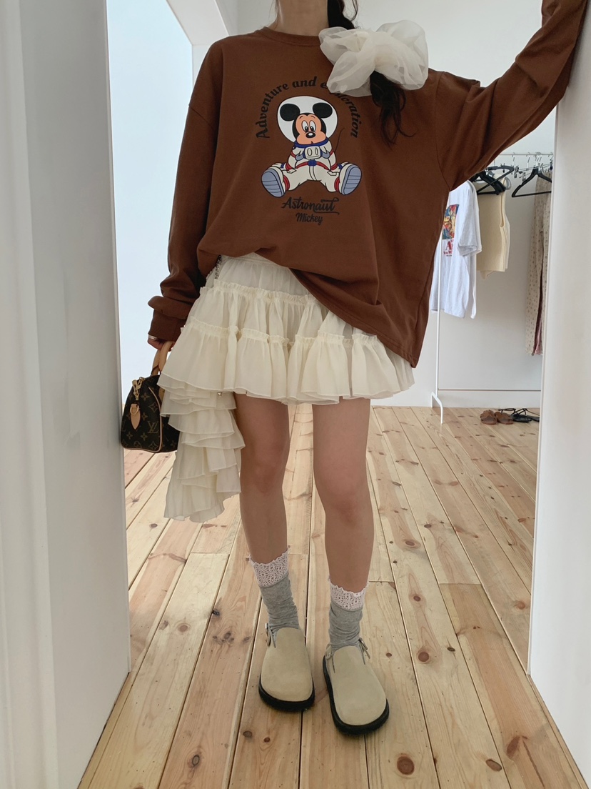 JKICHI韓國㊣直郵東大門代購女裝新品時尚人氣休閑短裙腰帶JKICHI短裙