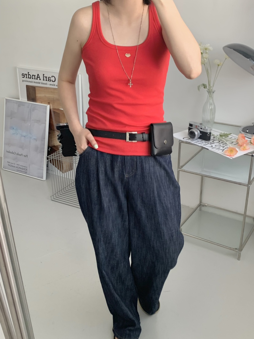 BEFORE SUNRISE直郵韓國代購㊣女裝新款人氣休閑熱賣吊帶背心BEFORE SUNRISE吊帶/背心