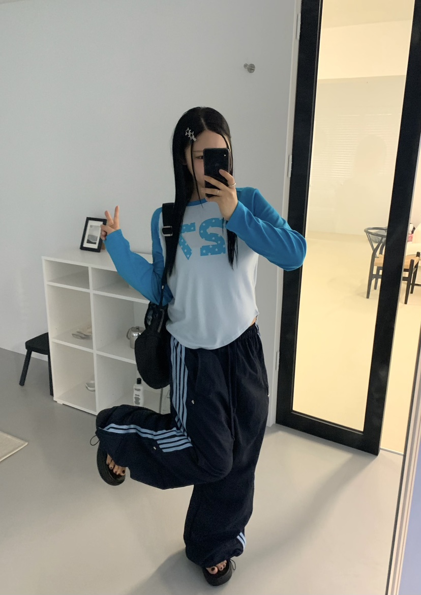 SEOLO韓國直郵㊣女裝新品人氣推薦休閑25春夏熱賣時尚長袖T恤Seolo seoul長袖T恤