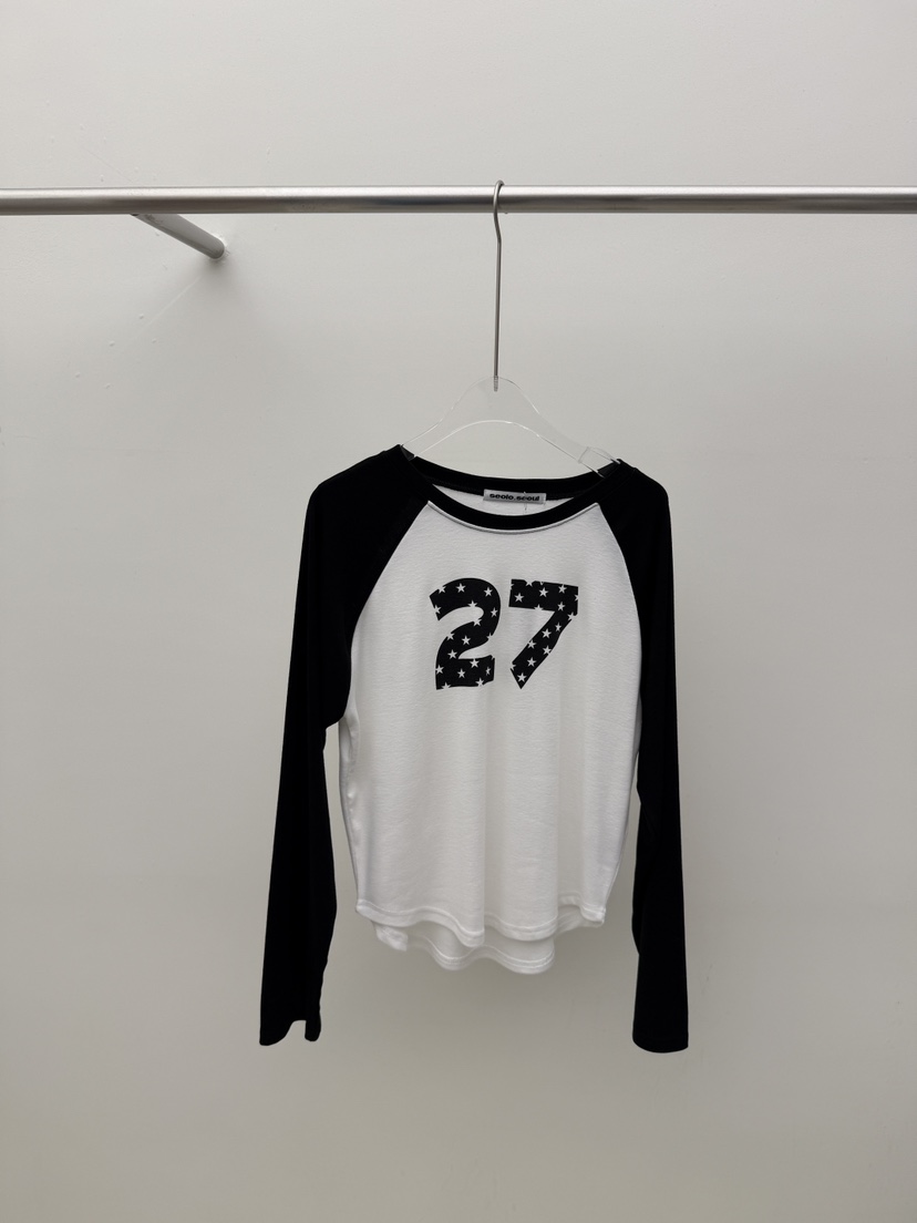 SEOLO韓國直郵㊣女裝新品人氣推薦休閑25春夏熱賣時尚長袖T恤Seolo seoul長袖T恤圖色2